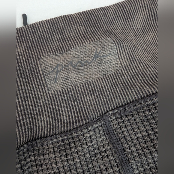 Victoria's Secret PINK Active Waffle Texture Jogger Style Leggings Cabincore - Picture 9 of 9